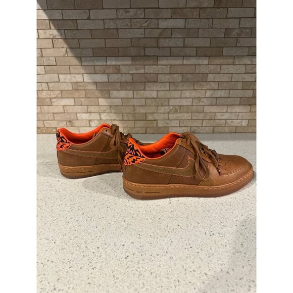 Air‎ Force 1 Downtown Low 'BHM' Hazelnut / Hazelnut-Total Orange - Picture 1 of 6